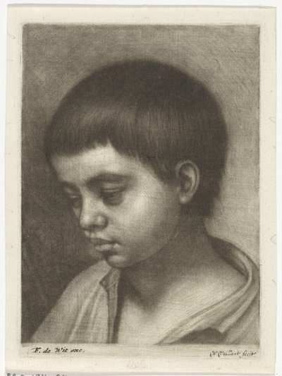 Cabeza de niño, a la izquierda de Wallerant Vaillant