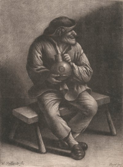 Hombre con una jarra de Wallerant Vaillant