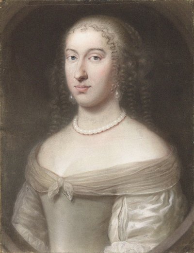 Retrato de María Teresa de España 1638-1683, Reina consorte de Francia y Navarra, 1660 de Wallerant Vaillant