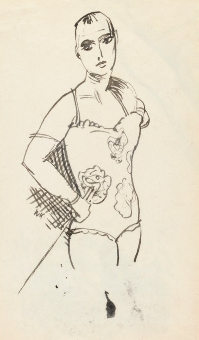 Acróbata femenina de Walt Kuhn