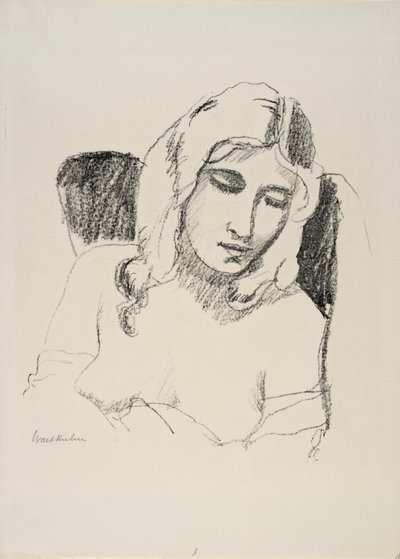 Chica dormida de Walt Kuhn
