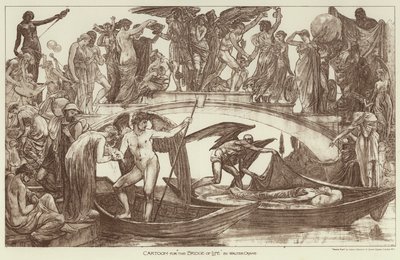 Caricatura para "El Puente de la Vida" de Walter (after) Crane