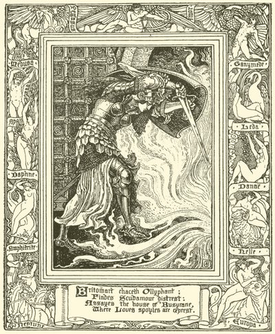 De La Reina de las Hadas de Spenser de Walter (after) Crane