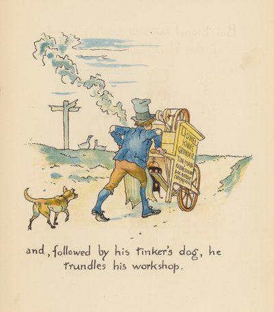 Ilustración de Leyendas para Lionel de Walter Crane (litografía en color) de Walter (after) Crane