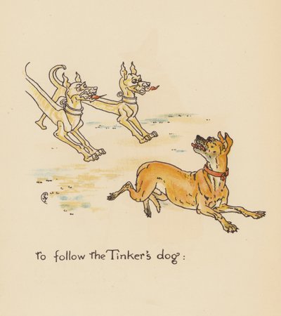 Ilustración de Leyendas para Lionel de Walter Crane (litografía en color) de Walter (after) Crane
