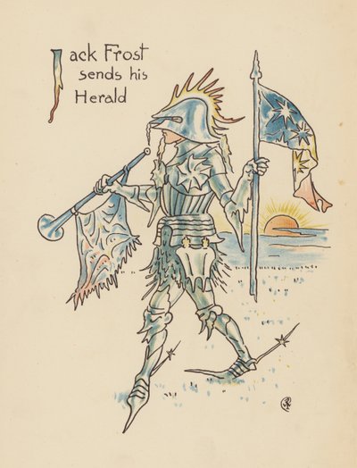 Ilustración de Leyendas para Lionel de Walter Crane (litografía en color) de Walter (after) Crane