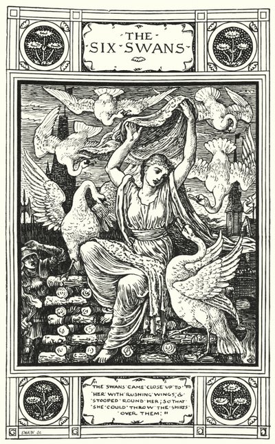 Los seis cisnes de Walter (after) Crane