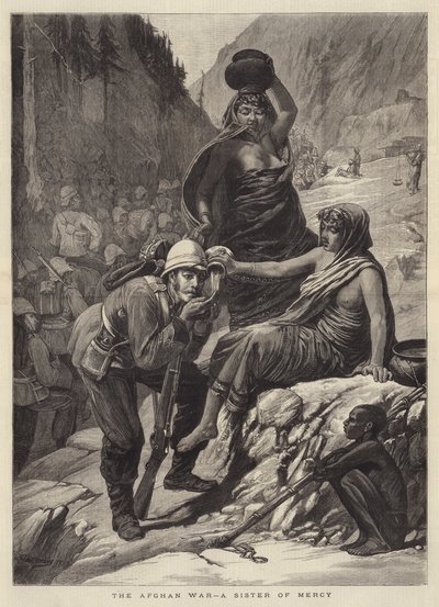 La guerra afgana, una hermana de la misericordia de Walter Charles Horsley