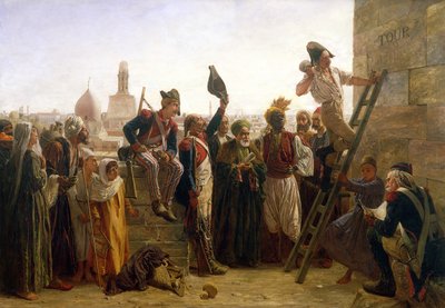 Los franceses en El Cairo en 1800, 1884 de Walter Charles Horsley