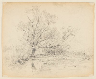 Boceto de paisaje de Walter Clark