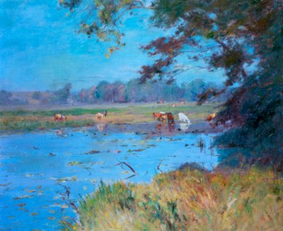 El estanque de riego, c. 1868-1917 de Walter Clark