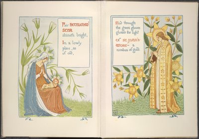 Estrella de Belén y hierba de San Juan de Walter Crane
