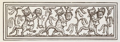 Gatos. de Walter Crane