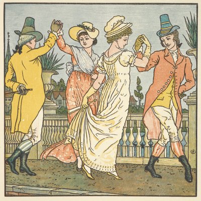 Ilustración en color para "sur le pont d