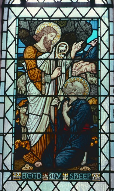 "Apacienta mis ovejas" de Walter Crane (1845-1915) de Walter Crane
