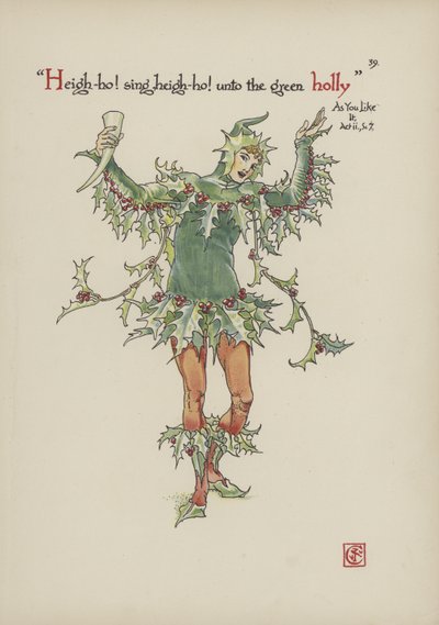 Flores del Jardín de Shakespeare de Walter Crane