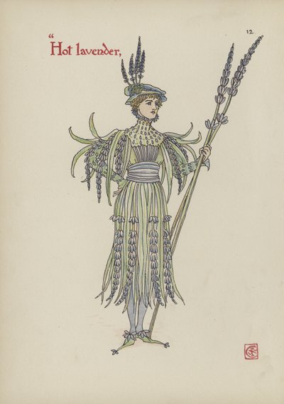 Flores del Jardín de Shakespeare de Walter Crane
