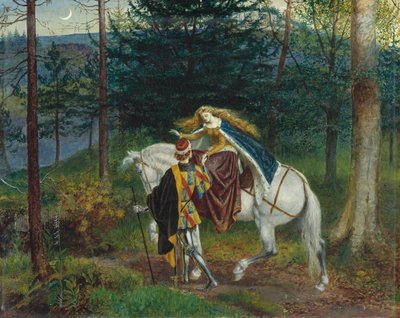 Ilustración para La Belle Dame sans Merci de John Keats de Walter Crane