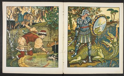 Ilustración para el cuento La princesa Belle étoile. de Walter Crane
