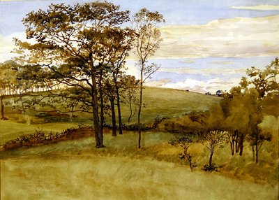 Paisaje de finales de verano de Walter Crane