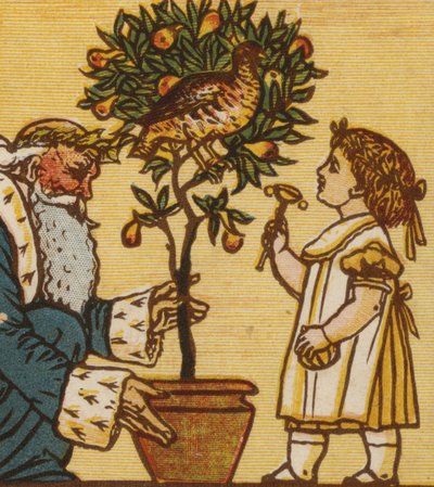 Perdiz en un peral de Walter Crane