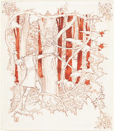 Prinz Charming im Wald de Walter Crane