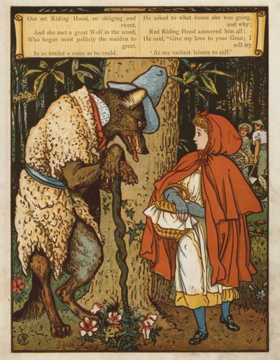 Caperucita Roja de Walter Crane