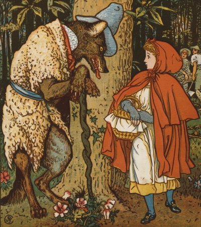 Caperucita Roja de Walter Crane