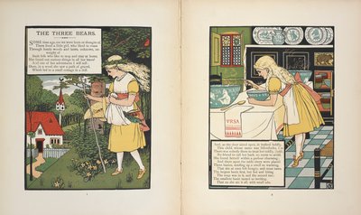 Silverlocks, personaje del cuento "Los tres osos". de Walter Crane