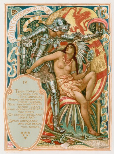 España conquistada de Walter Crane