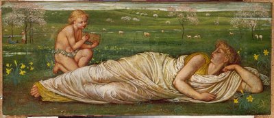 La tierra y la primavera, 1875 de Walter Crane