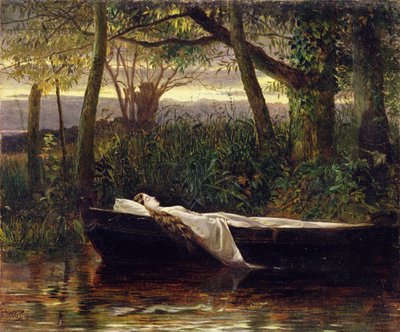 La dama de Shalott de Walter Crane