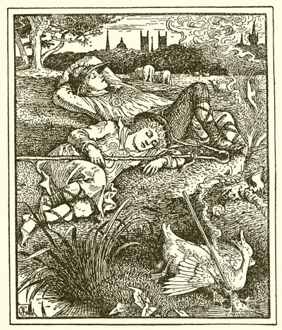 El cohete notable de Walter Crane