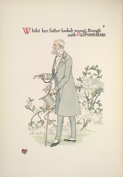 El padre de la novia en traje de mañana de Walter Crane