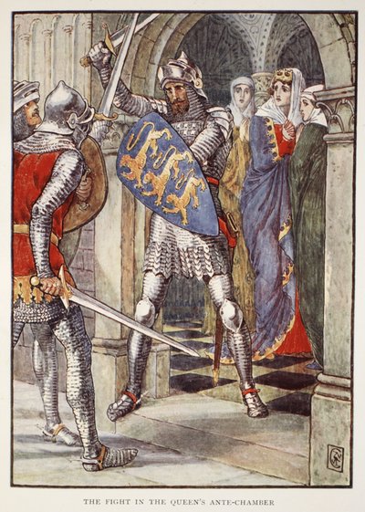 La pelea en la antecámara de la reina, de 