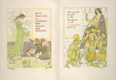 Combe de Venus y Copas del Rey de Walter Crane