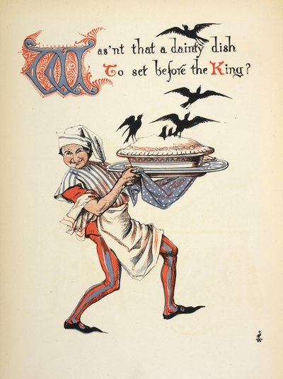 ¿No era un plato delicado para presentar ante el rey? de Walter Crane