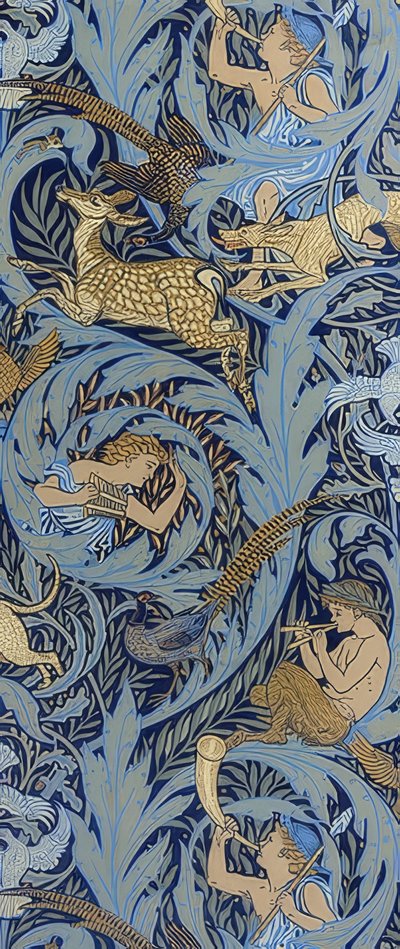 Notas de madera de Walter Crane