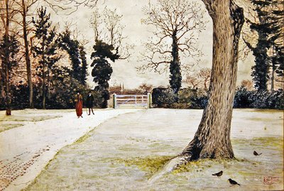 Granja de tejos, Granja Brundish, Suffolk de Walter Crane