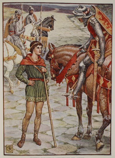 El joven Percival pregunta a Sir Owen, de 