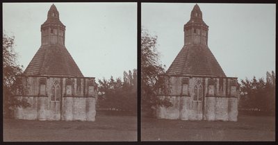 Cocina del Abad, Abadía de Glastonbury, Glastonbury, Mendip, Somerset de Walter Edward Zehetmayr