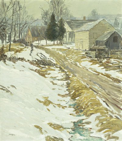 Mañana helada de Walter Elmer Schofield