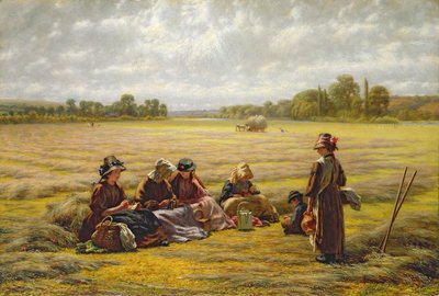 Cosechadores descansando al sol, Berkshire, 1865 de Walter Field