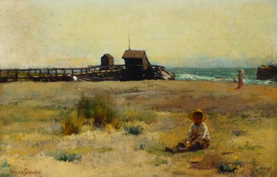 Niño en una Playa, 1884 de Walter Frederick Osborne