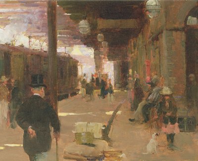 Estación de Ferrocarril de Hastings de Walter Frederick Osborne
