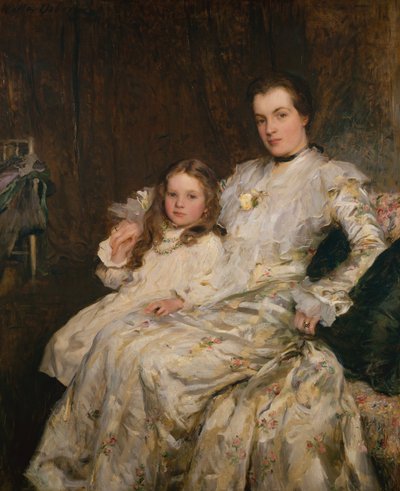 Retrato de la Sra. Chadwyck-Healy y su hija de Walter Frederick Osborne