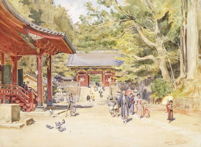 Escena de calle, Japón de Walter Frederick Roofe Tyndale