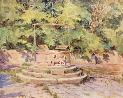 Una boca de pozo en Zara (litografía en color) de Walter Frederick Roofe Tyndale