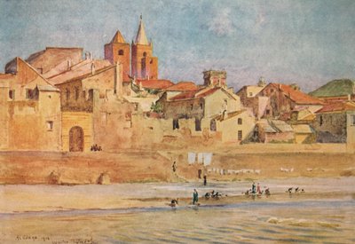Albenga desde el Centa de Walter Frederick Roofe Tyndale