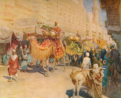 Procesión de boda árabe, c1905, 1912 de Walter Frederick Roofe Tyndale